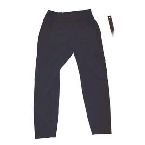 Athleta Pants Chelsea Cargo Lined Pants Size 6 Light Asphalt Tan Stretch Waist